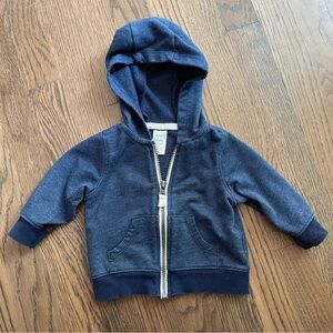 Carter’s Blue Zip-Up Hoodie, 6 Months